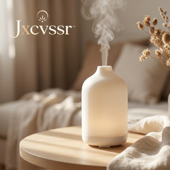 *Jxcvssr™ Minimalist Ceramic-Style Aroma Diffuser for Bedroom, Living Room & Office*